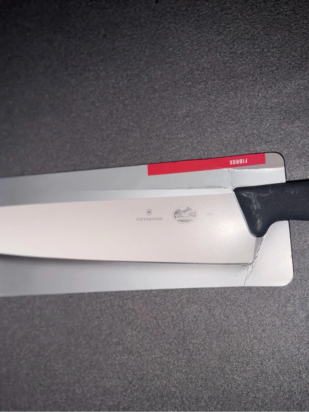 Victorinox Black and Silver Chef Knife